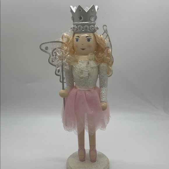 Pink and Silver Fairy Nutcracker - Picture 2 of 7